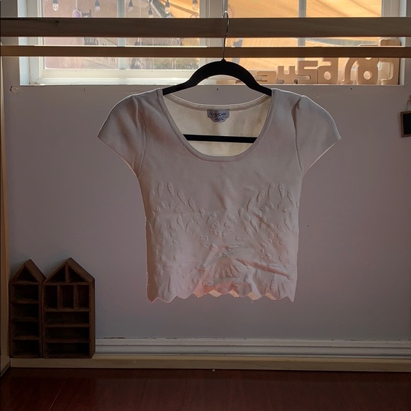 bebe Tops - Bebe White Top